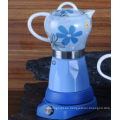 Cafetera de porcelana eléctrica Moka